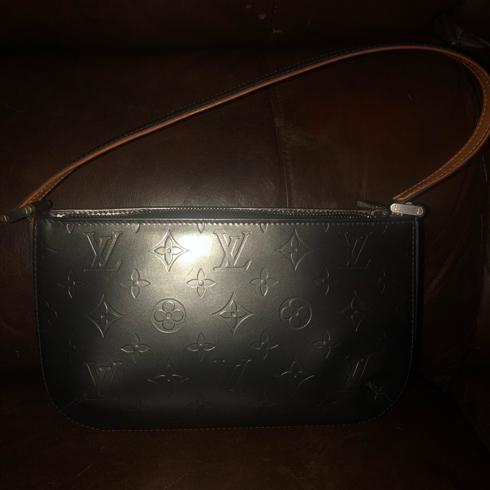 LOUIS VUITTON PEWTER MONOGRAM MAT FOWLER Bag